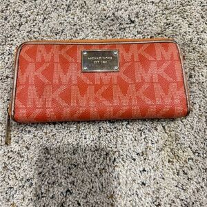 Michael Kors Orange Wallet